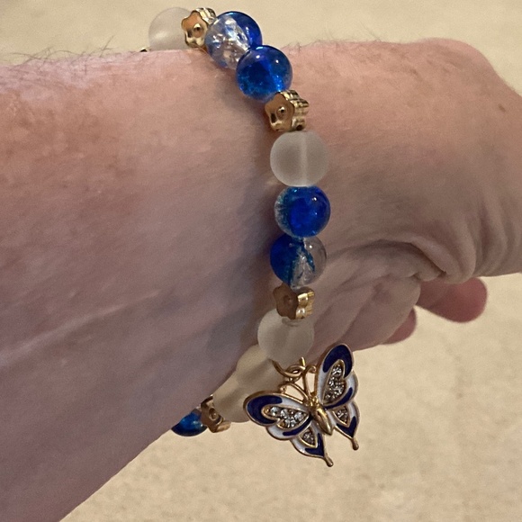 Bracelet elastic beaded NWOT - Picture 3 of 4